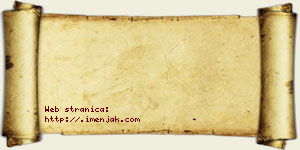 Jasmina Ranković vizit kartica